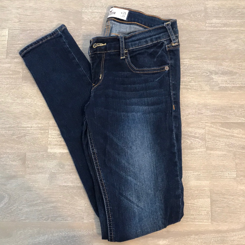 Hollister Skinny Blue Jeans 1S 25